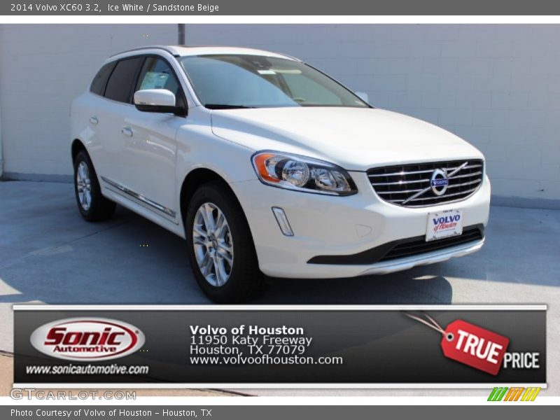 Ice White / Sandstone Beige 2014 Volvo XC60 3.2