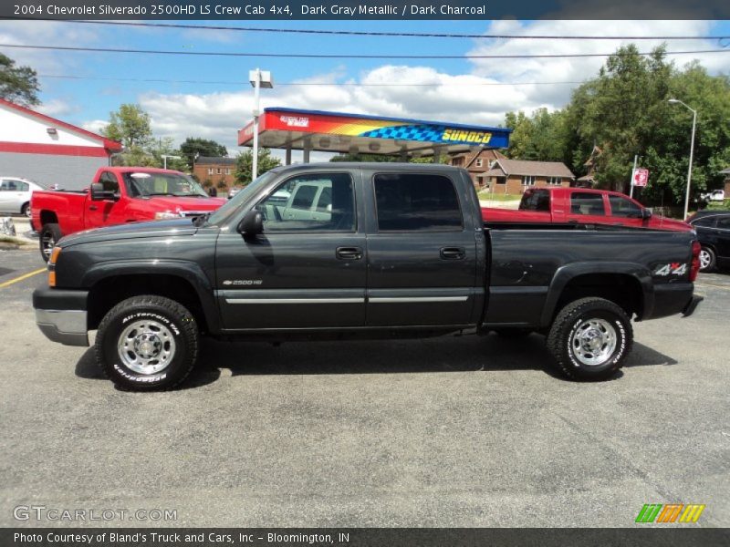 Dark Gray Metallic / Dark Charcoal 2004 Chevrolet Silverado 2500HD LS Crew Cab 4x4
