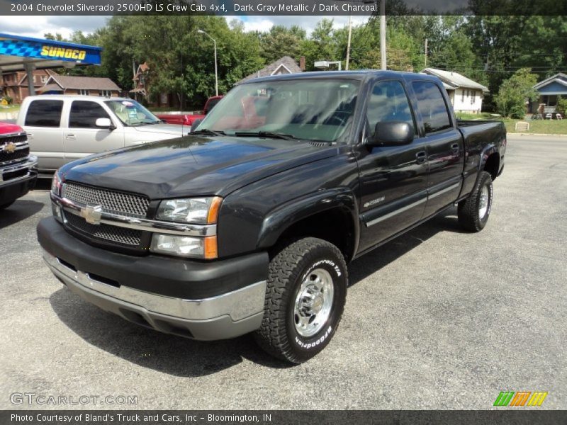 Dark Gray Metallic / Dark Charcoal 2004 Chevrolet Silverado 2500HD LS Crew Cab 4x4