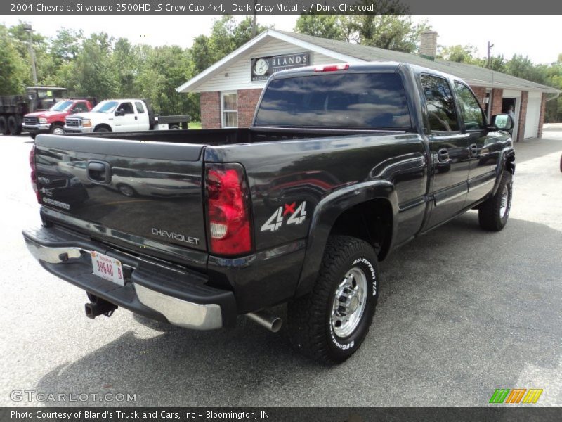 Dark Gray Metallic / Dark Charcoal 2004 Chevrolet Silverado 2500HD LS Crew Cab 4x4