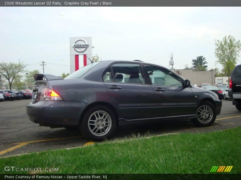 Graphite Gray Pearl / Black 2006 Mitsubishi Lancer OZ Rally