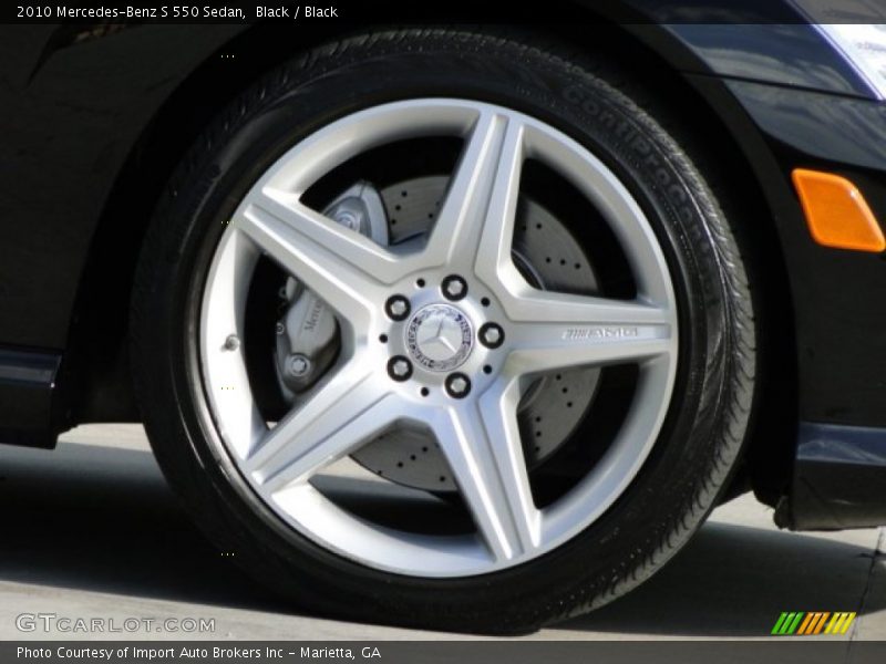 Black / Black 2010 Mercedes-Benz S 550 Sedan