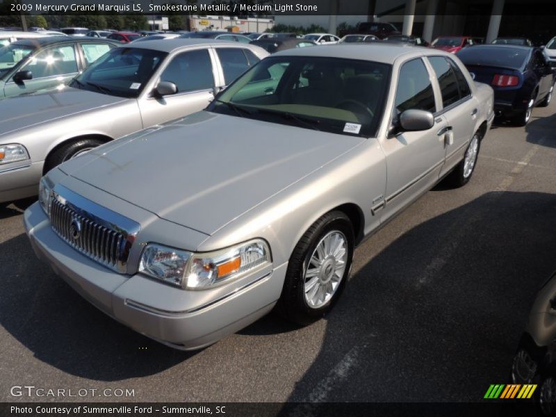 Smokestone Metallic / Medium Light Stone 2009 Mercury Grand Marquis LS