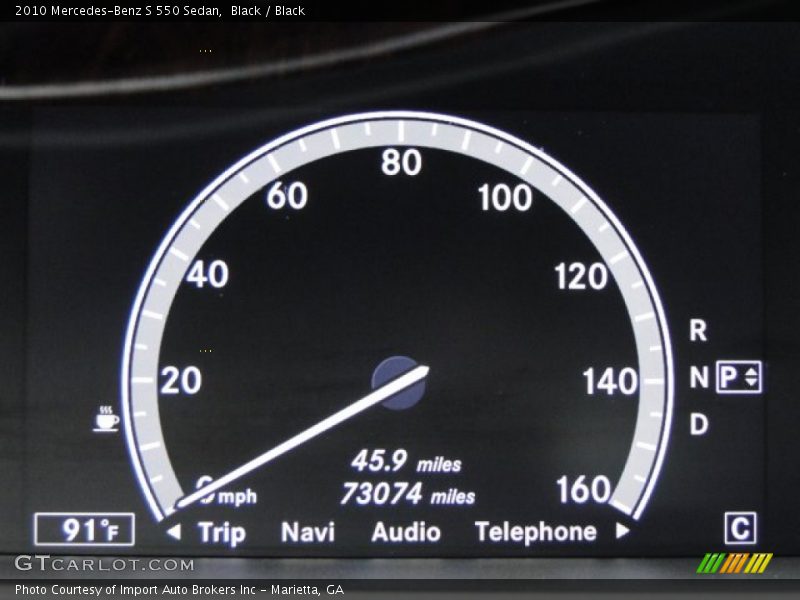 Black / Black 2010 Mercedes-Benz S 550 Sedan