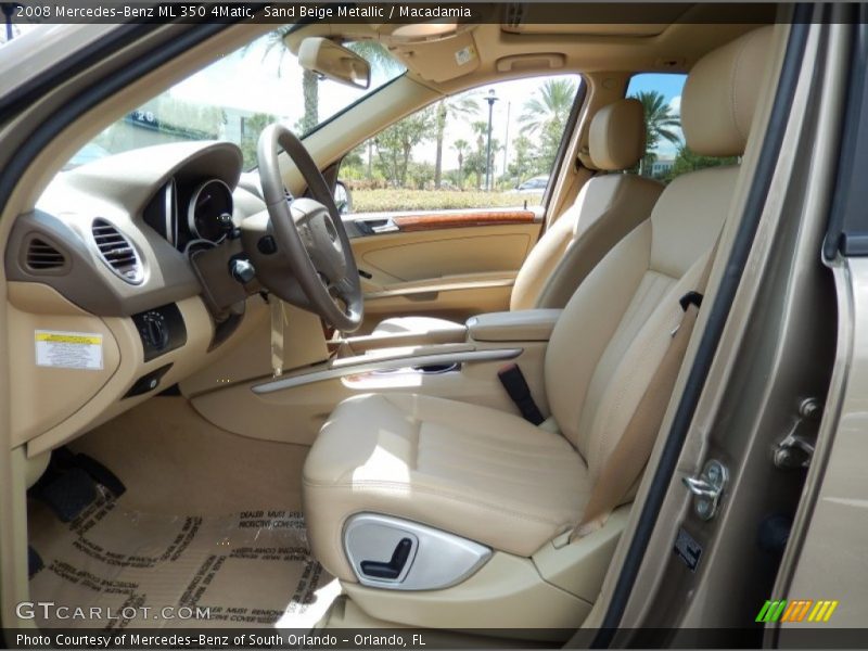 Sand Beige Metallic / Macadamia 2008 Mercedes-Benz ML 350 4Matic