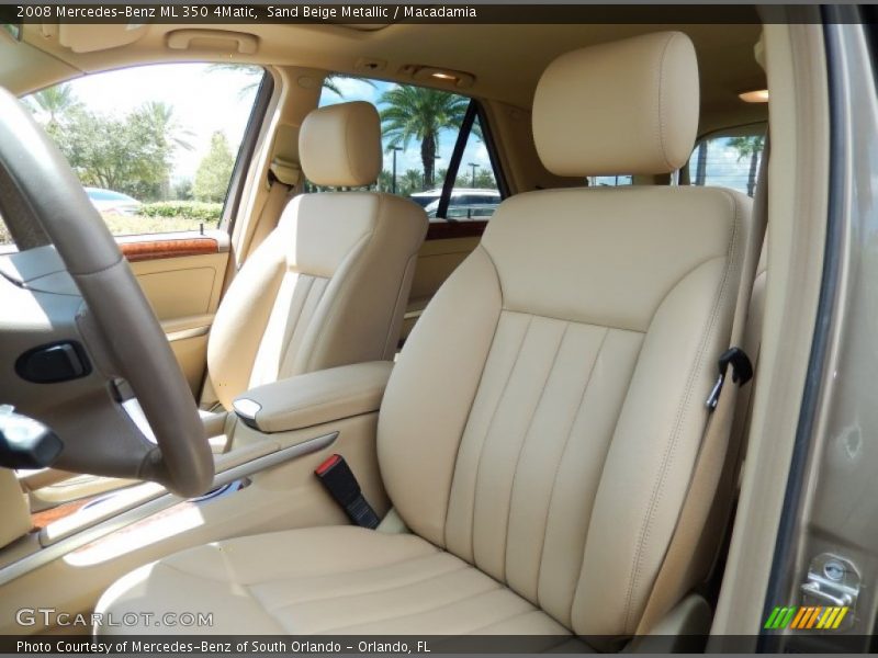 Sand Beige Metallic / Macadamia 2008 Mercedes-Benz ML 350 4Matic