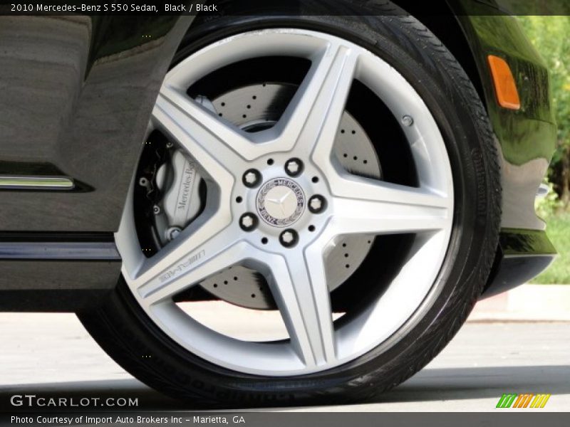 Black / Black 2010 Mercedes-Benz S 550 Sedan