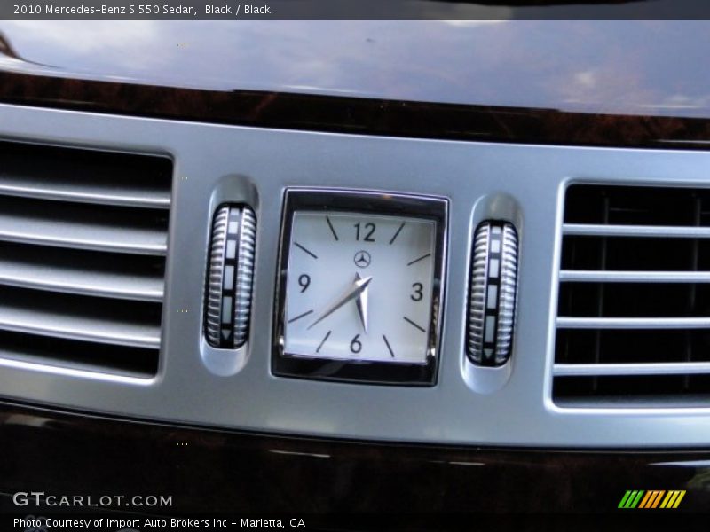 Black / Black 2010 Mercedes-Benz S 550 Sedan