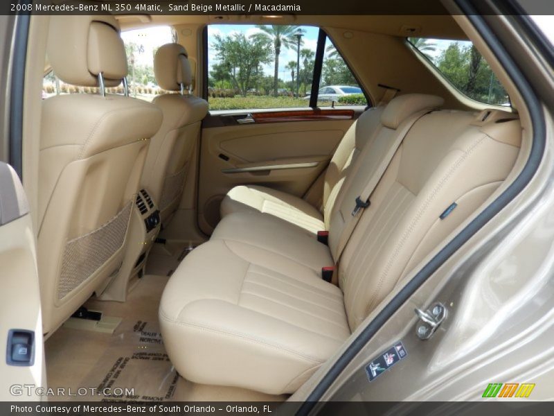 Sand Beige Metallic / Macadamia 2008 Mercedes-Benz ML 350 4Matic