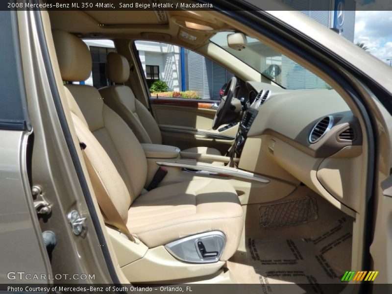 Sand Beige Metallic / Macadamia 2008 Mercedes-Benz ML 350 4Matic