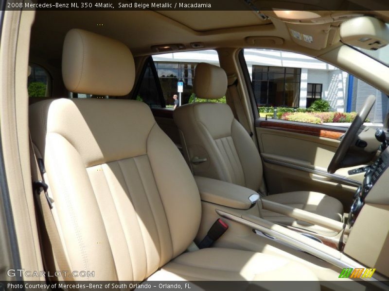 Sand Beige Metallic / Macadamia 2008 Mercedes-Benz ML 350 4Matic