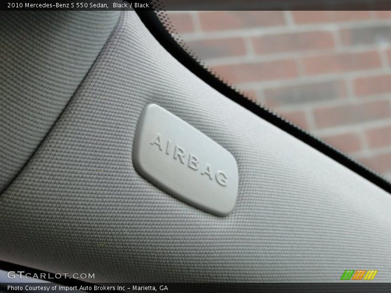 Black / Black 2010 Mercedes-Benz S 550 Sedan