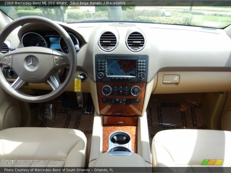 Sand Beige Metallic / Macadamia 2008 Mercedes-Benz ML 350 4Matic