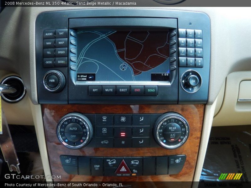 Sand Beige Metallic / Macadamia 2008 Mercedes-Benz ML 350 4Matic