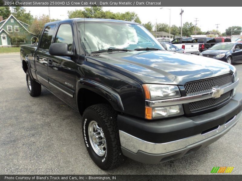 Dark Gray Metallic / Dark Charcoal 2004 Chevrolet Silverado 2500HD LS Crew Cab 4x4