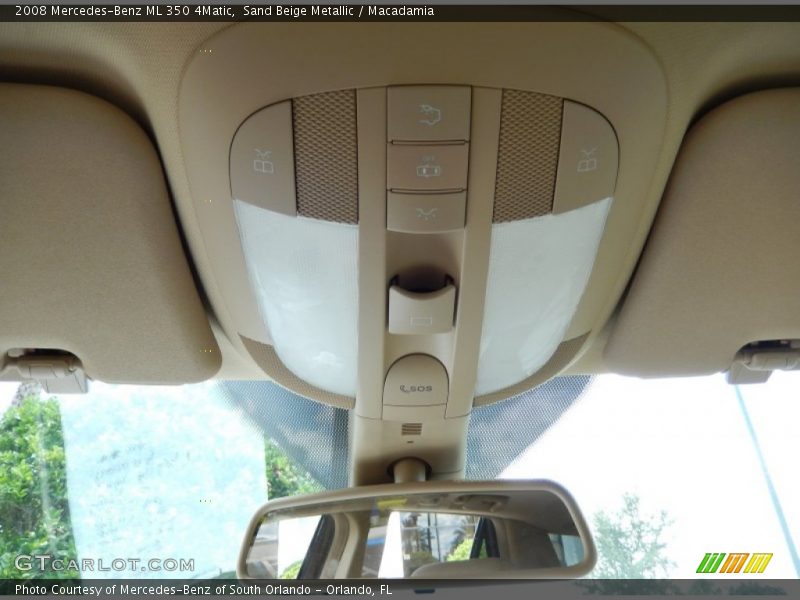 Sand Beige Metallic / Macadamia 2008 Mercedes-Benz ML 350 4Matic
