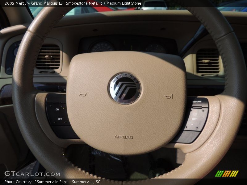 Smokestone Metallic / Medium Light Stone 2009 Mercury Grand Marquis LS