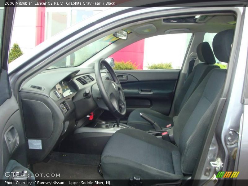 Graphite Gray Pearl / Black 2006 Mitsubishi Lancer OZ Rally