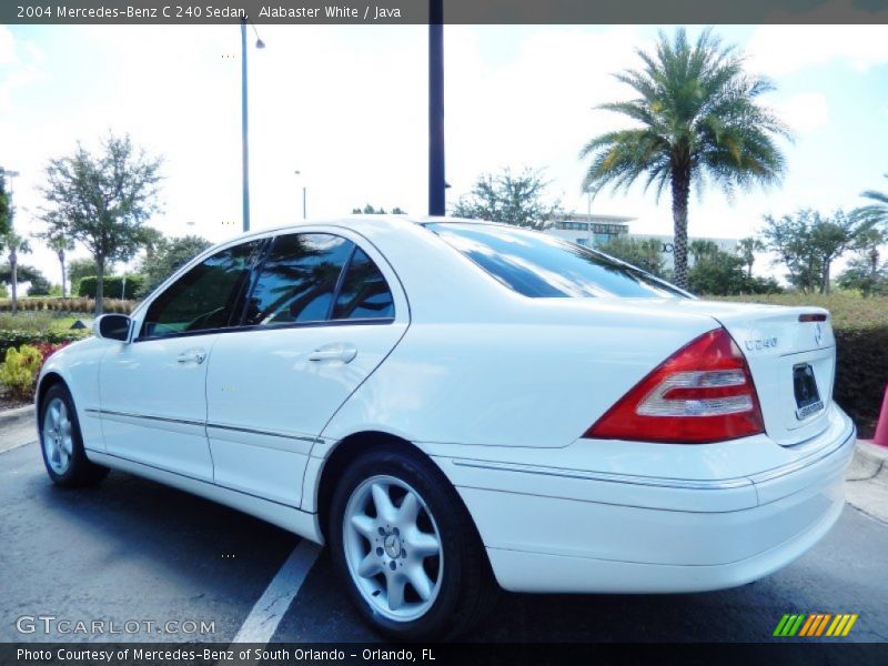 Alabaster White / Java 2004 Mercedes-Benz C 240 Sedan