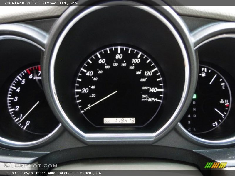 Bamboo Pearl / Ivory 2004 Lexus RX 330
