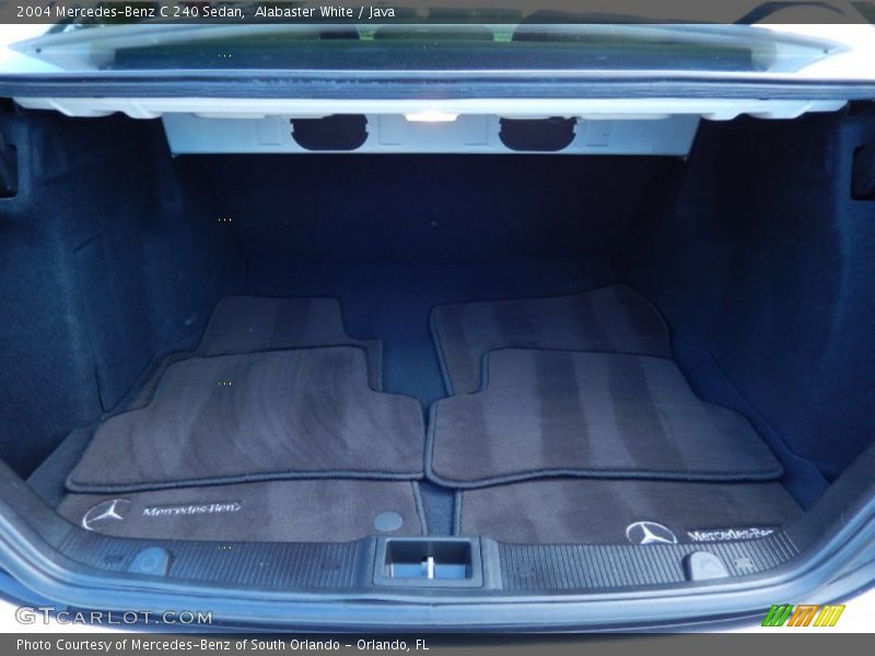 Alabaster White / Java 2004 Mercedes-Benz C 240 Sedan