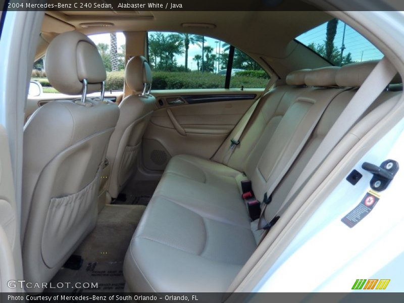 Alabaster White / Java 2004 Mercedes-Benz C 240 Sedan