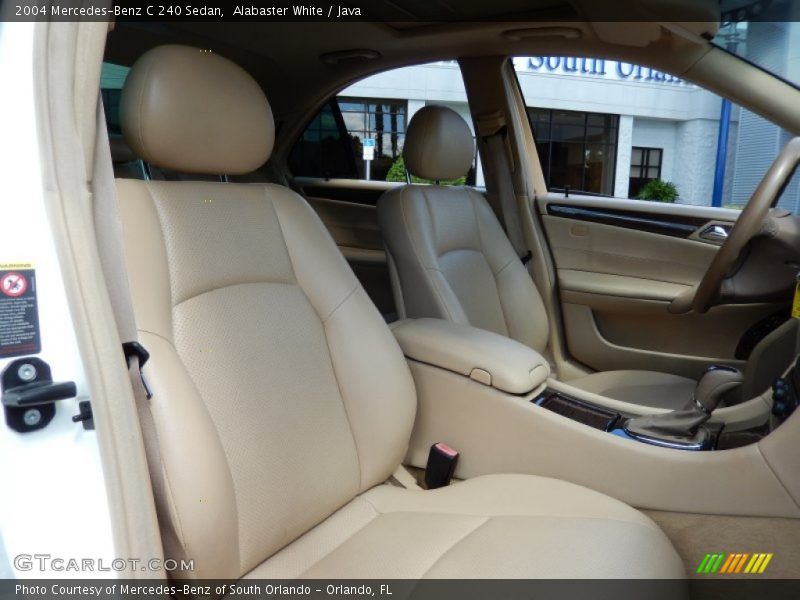 Alabaster White / Java 2004 Mercedes-Benz C 240 Sedan