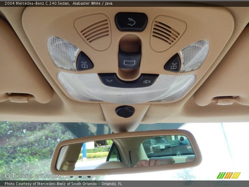 Alabaster White / Java 2004 Mercedes-Benz C 240 Sedan