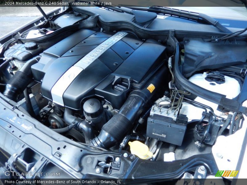 Alabaster White / Java 2004 Mercedes-Benz C 240 Sedan
