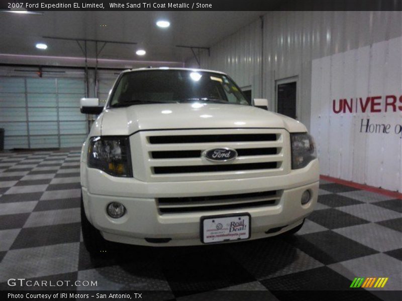 White Sand Tri Coat Metallic / Stone 2007 Ford Expedition EL Limited