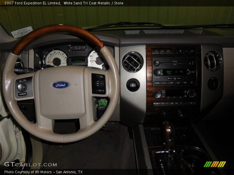 White Sand Tri Coat Metallic / Stone 2007 Ford Expedition EL Limited