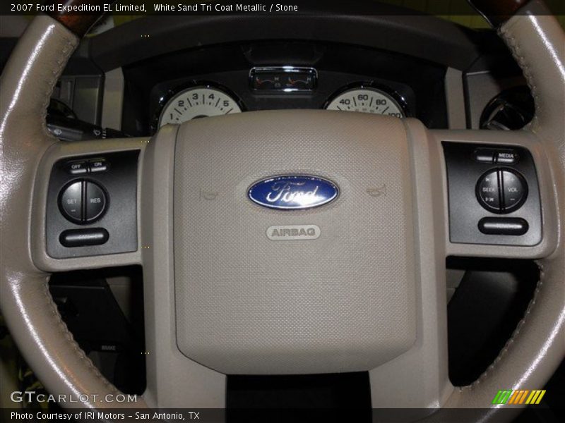 White Sand Tri Coat Metallic / Stone 2007 Ford Expedition EL Limited