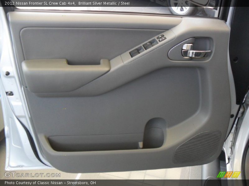 Brilliant Silver Metallic / Steel 2012 Nissan Frontier SL Crew Cab 4x4