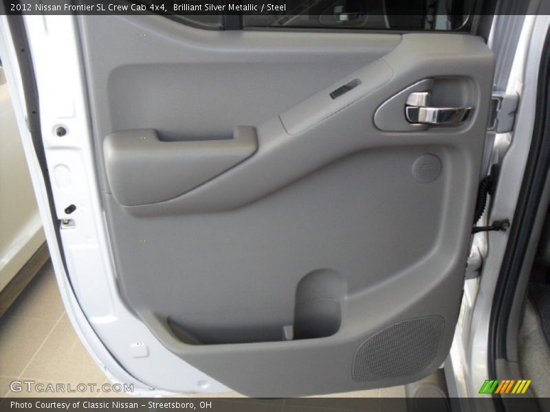 Brilliant Silver Metallic / Steel 2012 Nissan Frontier SL Crew Cab 4x4