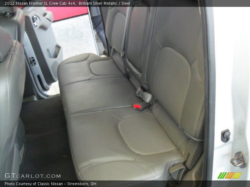 Brilliant Silver Metallic / Steel 2012 Nissan Frontier SL Crew Cab 4x4