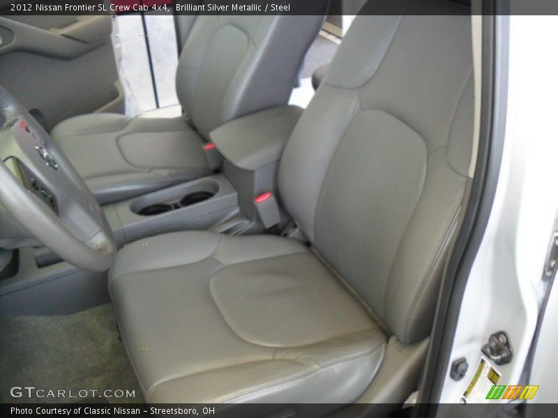 Brilliant Silver Metallic / Steel 2012 Nissan Frontier SL Crew Cab 4x4