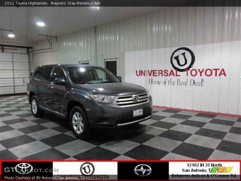 Magnetic Gray Metallic / Ash 2011 Toyota Highlander