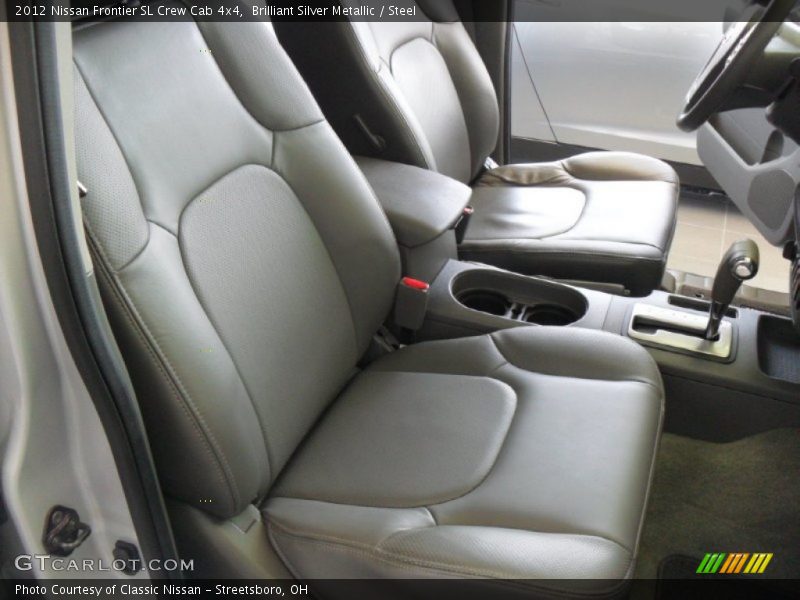 Brilliant Silver Metallic / Steel 2012 Nissan Frontier SL Crew Cab 4x4
