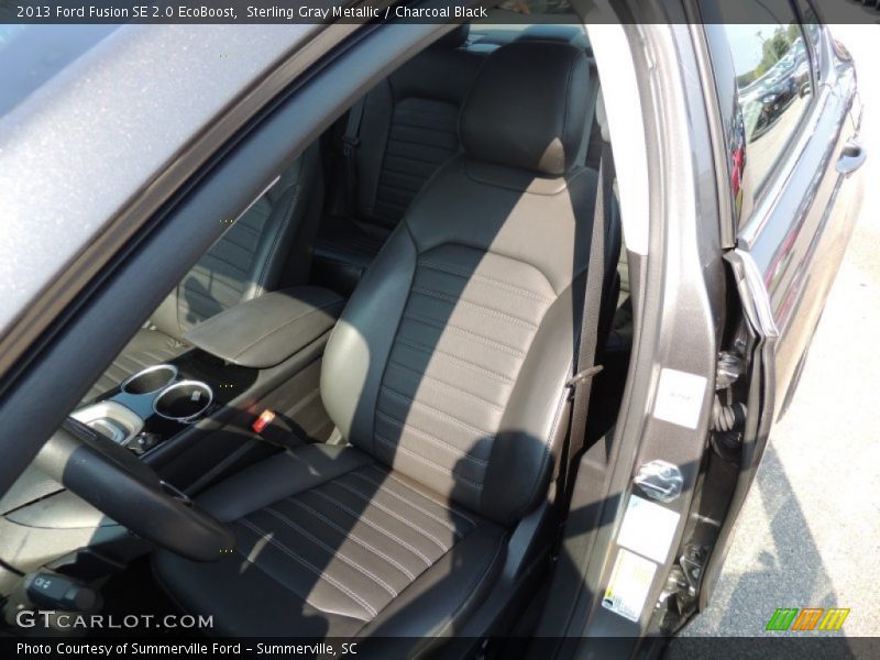 Sterling Gray Metallic / Charcoal Black 2013 Ford Fusion SE 2.0 EcoBoost