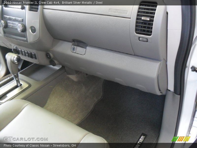 Brilliant Silver Metallic / Steel 2012 Nissan Frontier SL Crew Cab 4x4