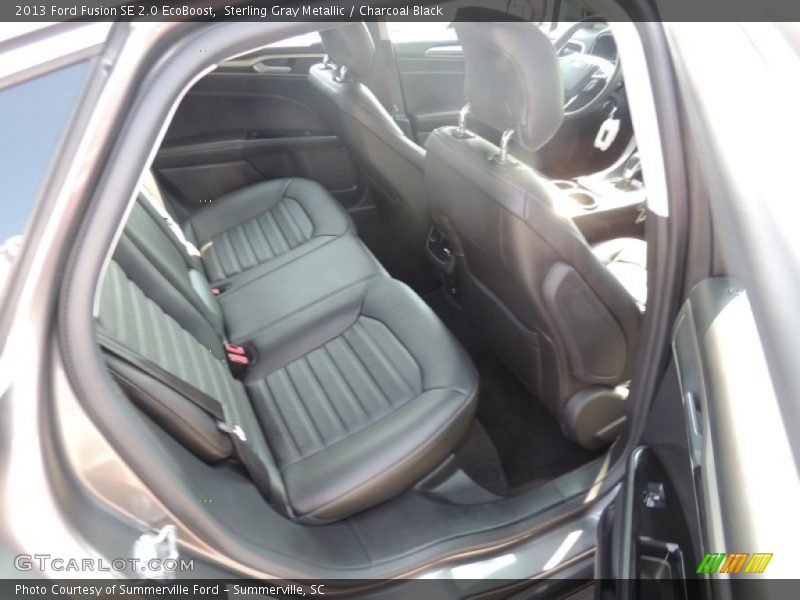 Sterling Gray Metallic / Charcoal Black 2013 Ford Fusion SE 2.0 EcoBoost