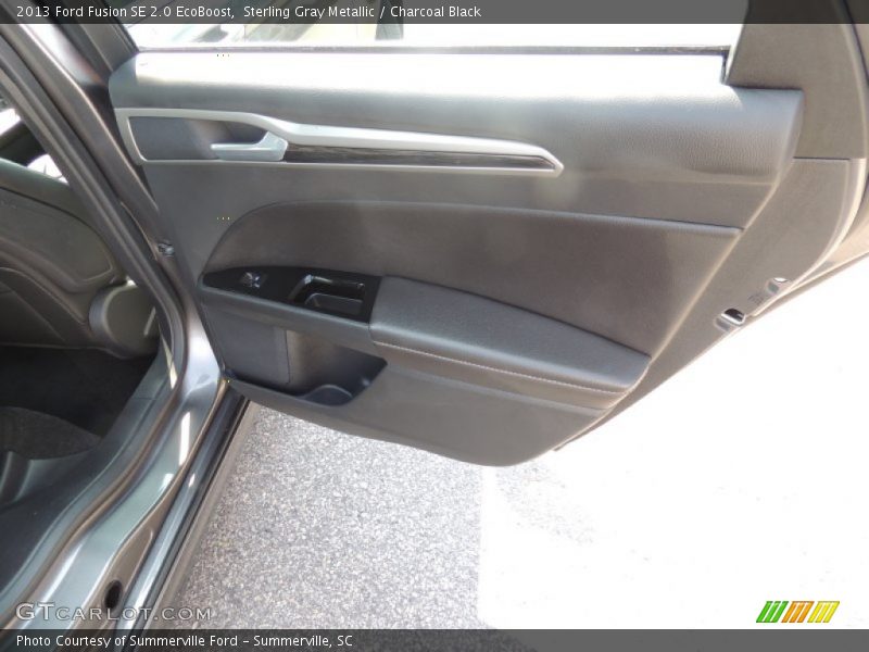 Sterling Gray Metallic / Charcoal Black 2013 Ford Fusion SE 2.0 EcoBoost