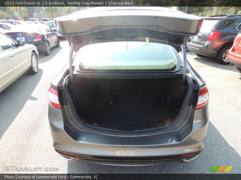Sterling Gray Metallic / Charcoal Black 2013 Ford Fusion SE 2.0 EcoBoost