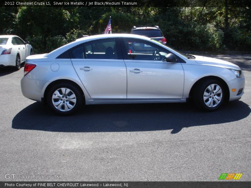 Silver Ice Metallic / Jet Black/Medium Titanium 2012 Chevrolet Cruze LS