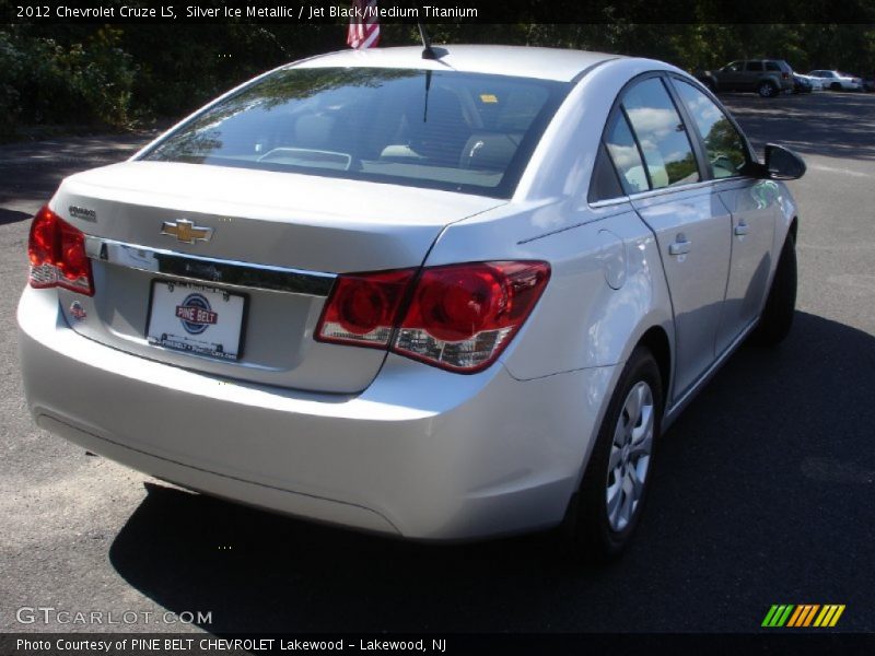 Silver Ice Metallic / Jet Black/Medium Titanium 2012 Chevrolet Cruze LS
