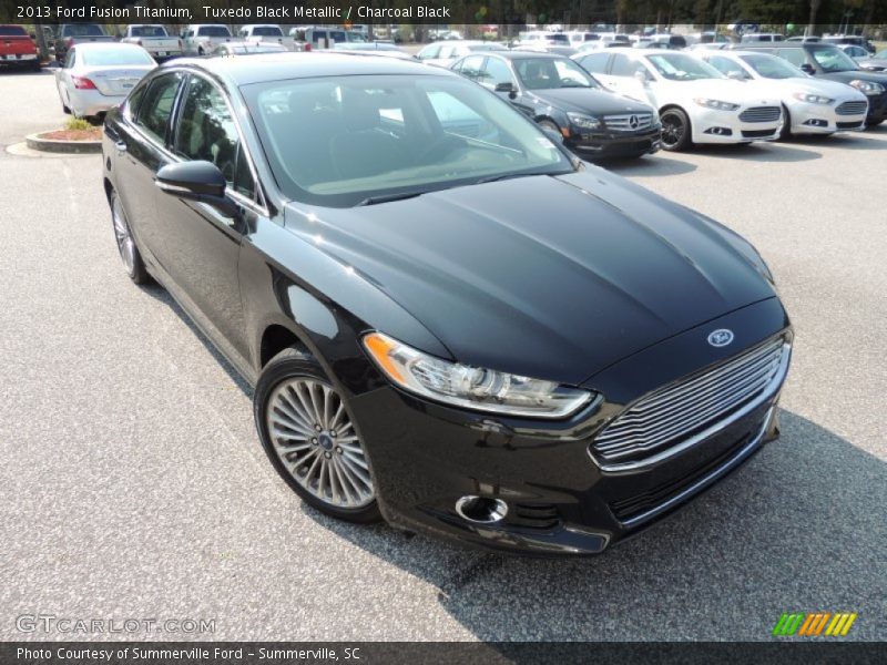 Tuxedo Black Metallic / Charcoal Black 2013 Ford Fusion Titanium