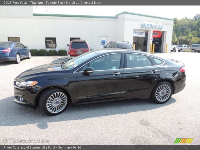 Tuxedo Black Metallic / Charcoal Black 2013 Ford Fusion Titanium