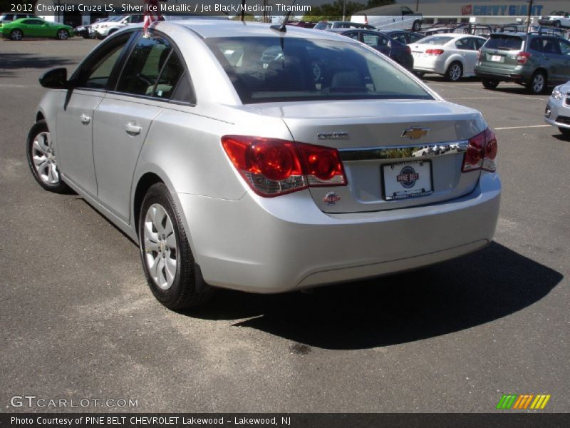 Silver Ice Metallic / Jet Black/Medium Titanium 2012 Chevrolet Cruze LS