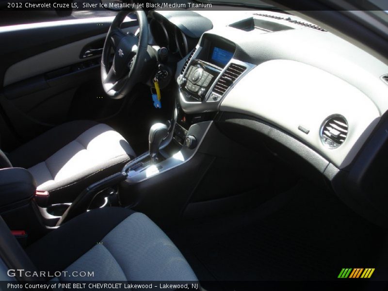 Silver Ice Metallic / Jet Black/Medium Titanium 2012 Chevrolet Cruze LS