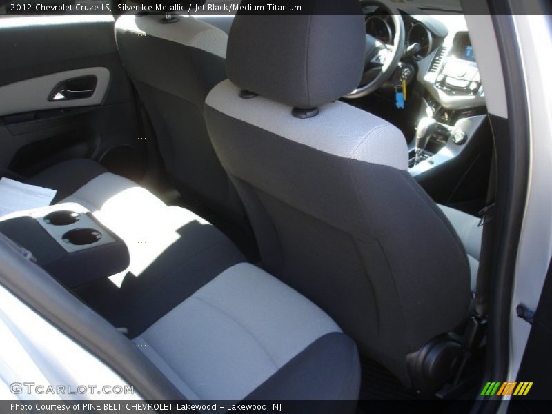 Silver Ice Metallic / Jet Black/Medium Titanium 2012 Chevrolet Cruze LS